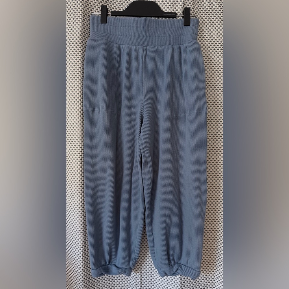 Free People FP Beach Blue Cropped Harem Pants size S